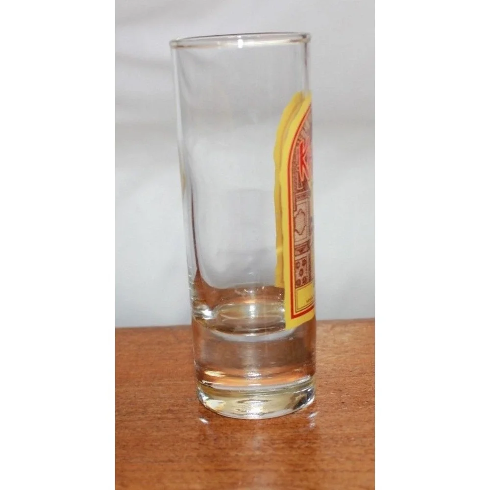 Kahlua Licor Delocioso Liqueur tall shot glass 4